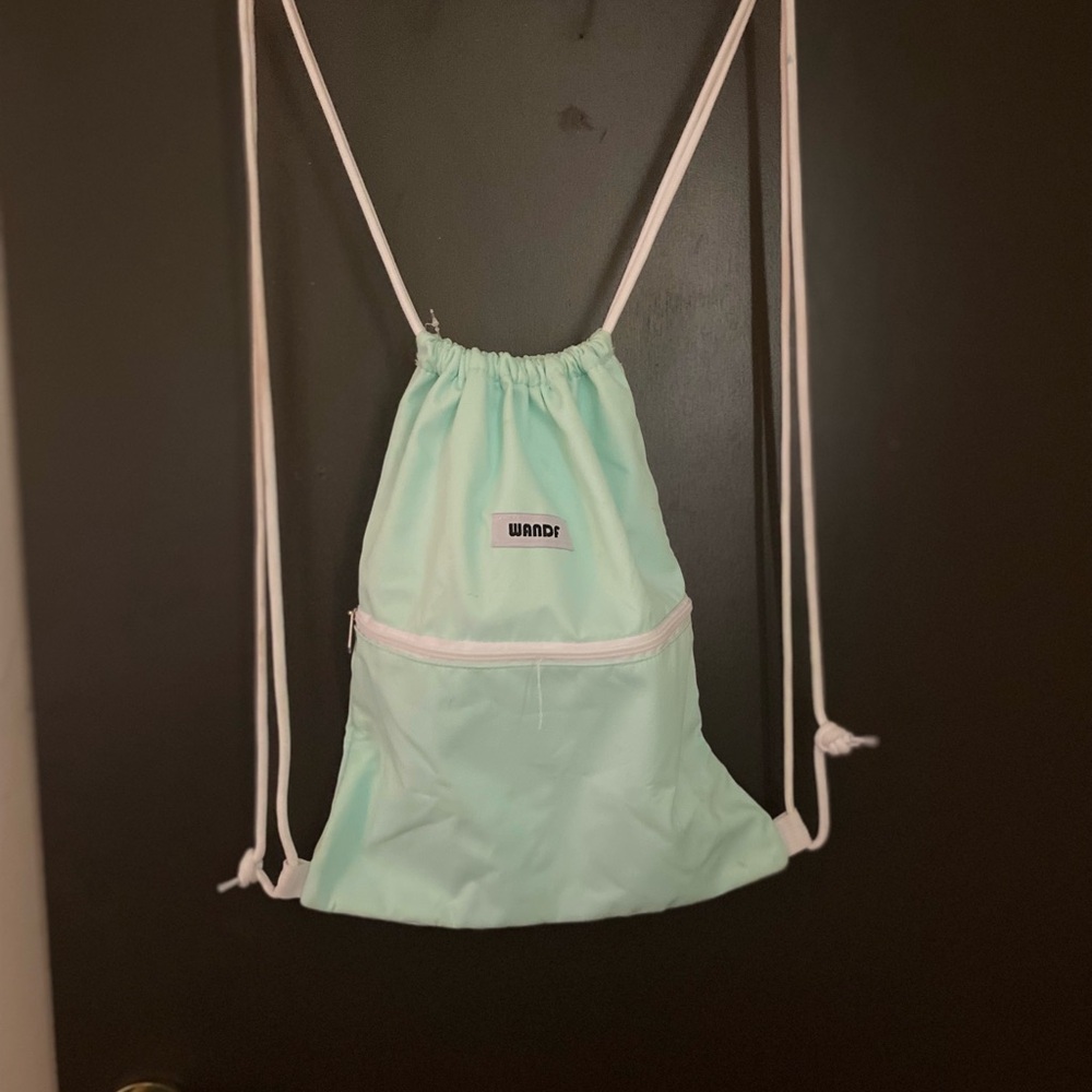 And Light Green Drawstring Backpack - image 1